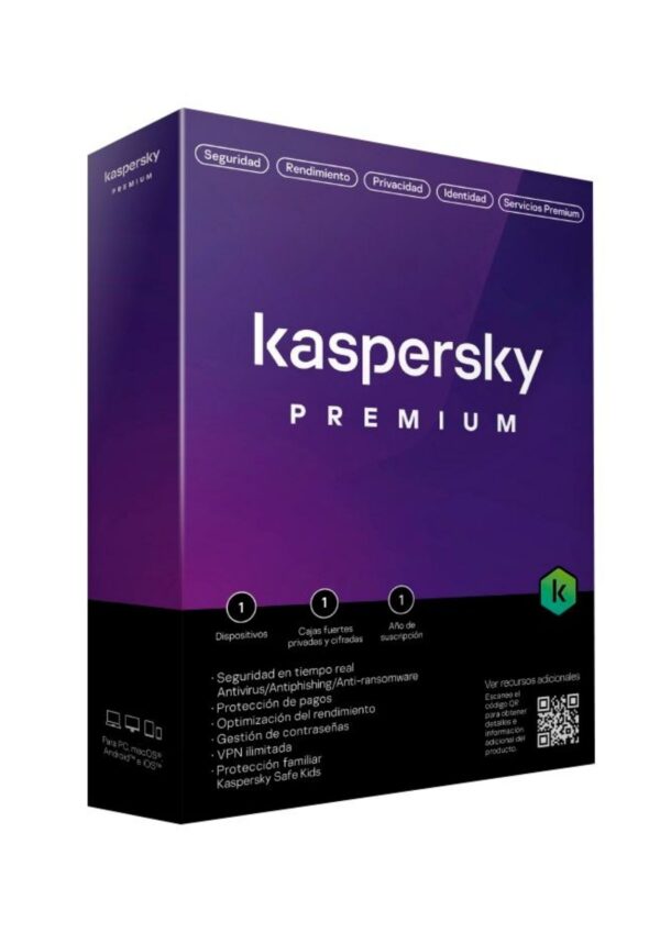 Antivirus Kaspersky Premium – 1 año (1PC)
