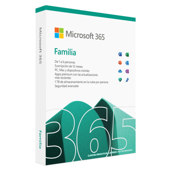 Microsoft Office 365 Familia - 1 año